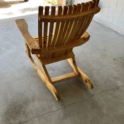 Rocking Chair (custom Made) Pine Wood 