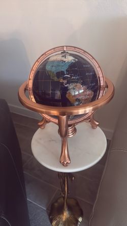 Precious stone globe