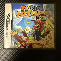 Mario Hoops 3 On 3 ( Nintendo Ds)