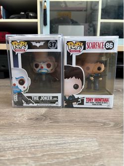 Bank Robber Joker & Scarface Vaulted Funko Pop Bundle