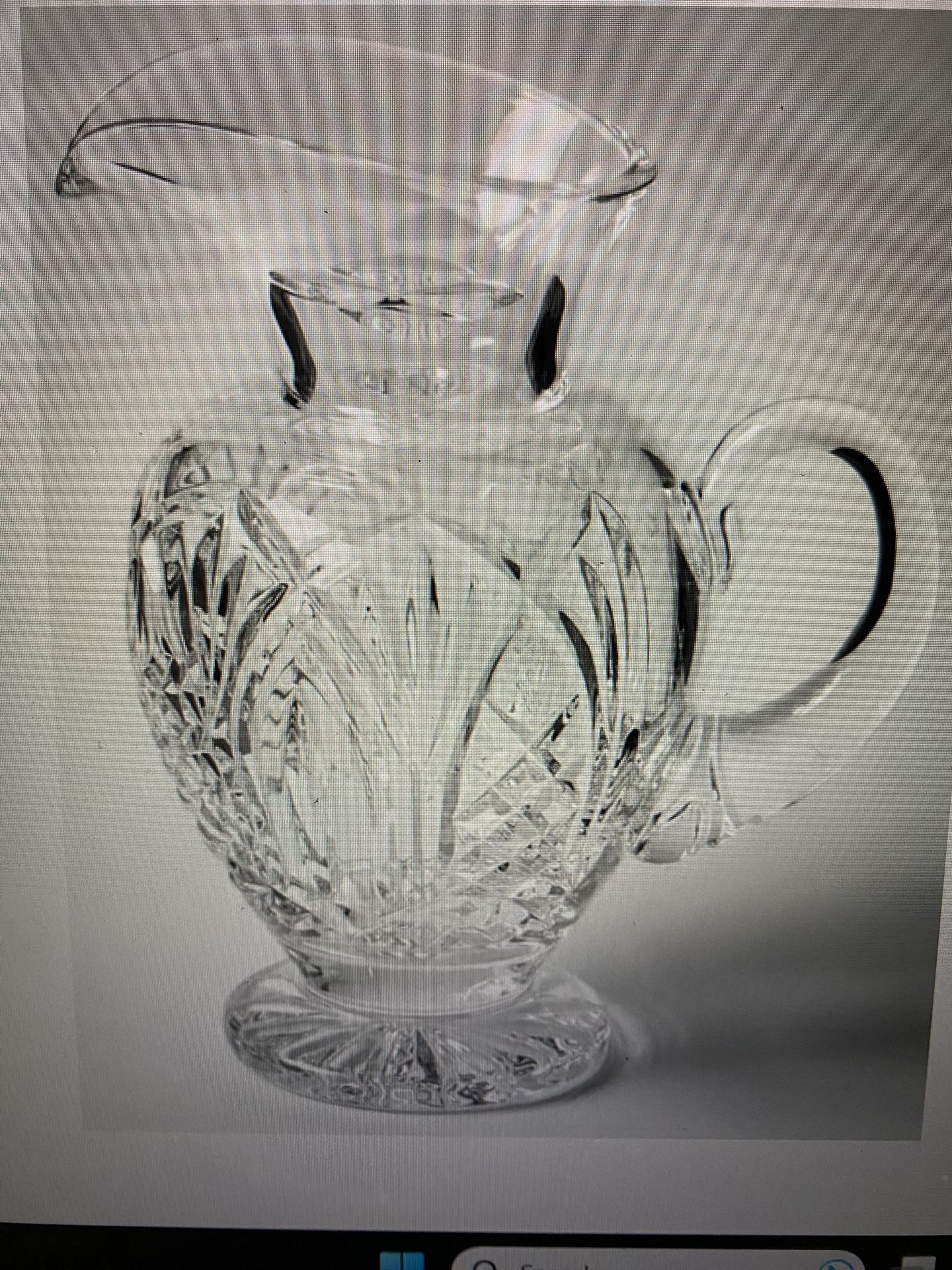 Waterford Crystal Water Pitcher “Bunratty” 38 Oz