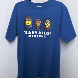Bape Baby Milo Minions Tee Size Large