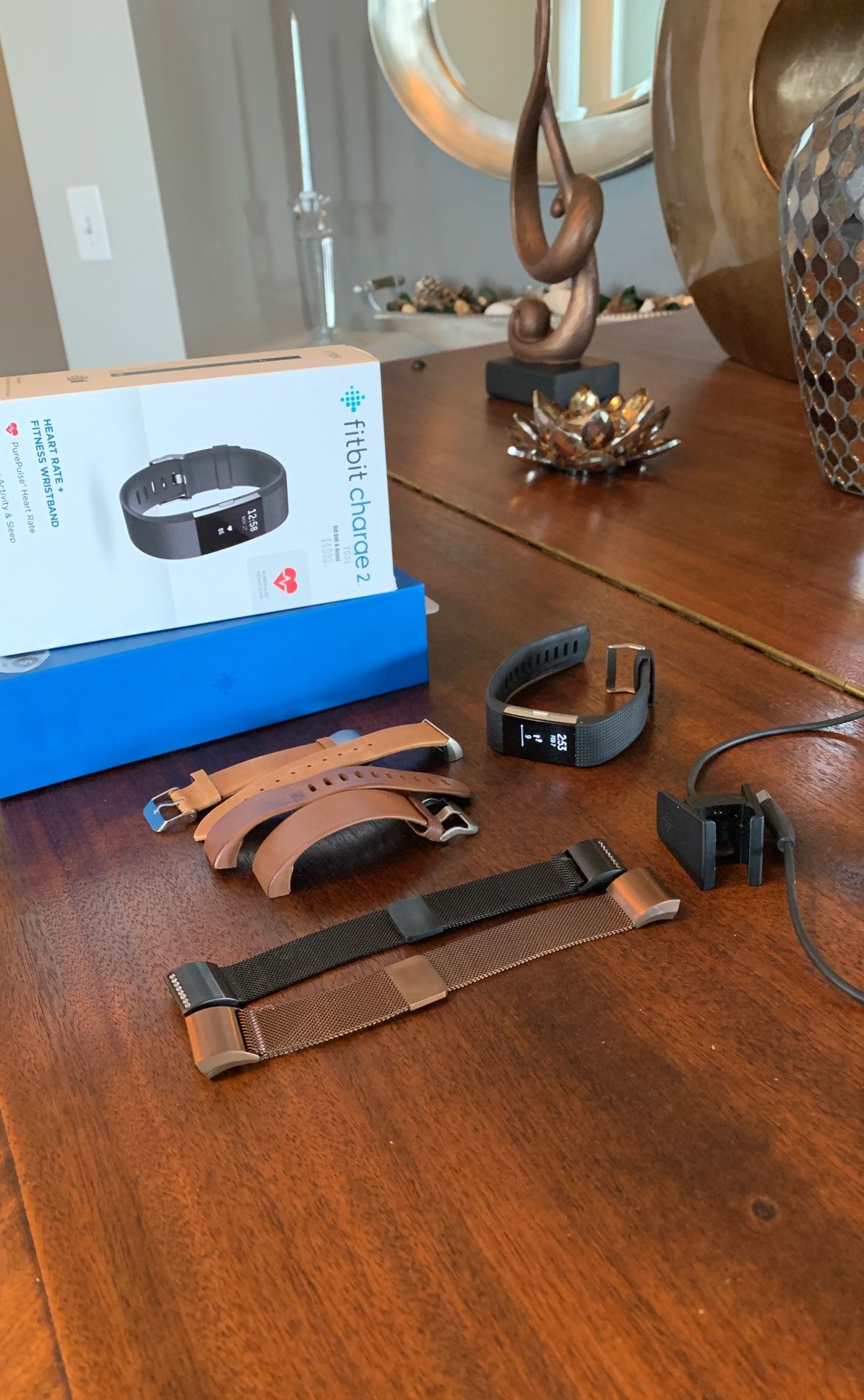 Fitbit Charge 2 with multiple bands