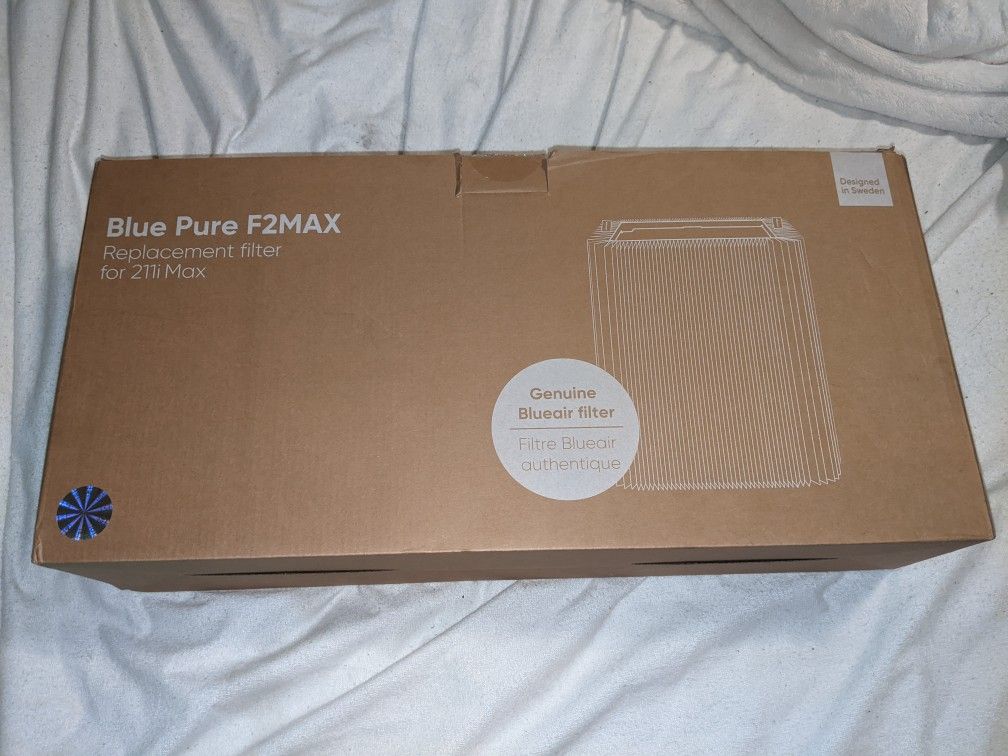 Lot Of 2 Total Filters - Blueair Pure F2MAX Filter Replacements For The 211i Max Air Purifier 2 Boxes Of Filters Total - Brand New