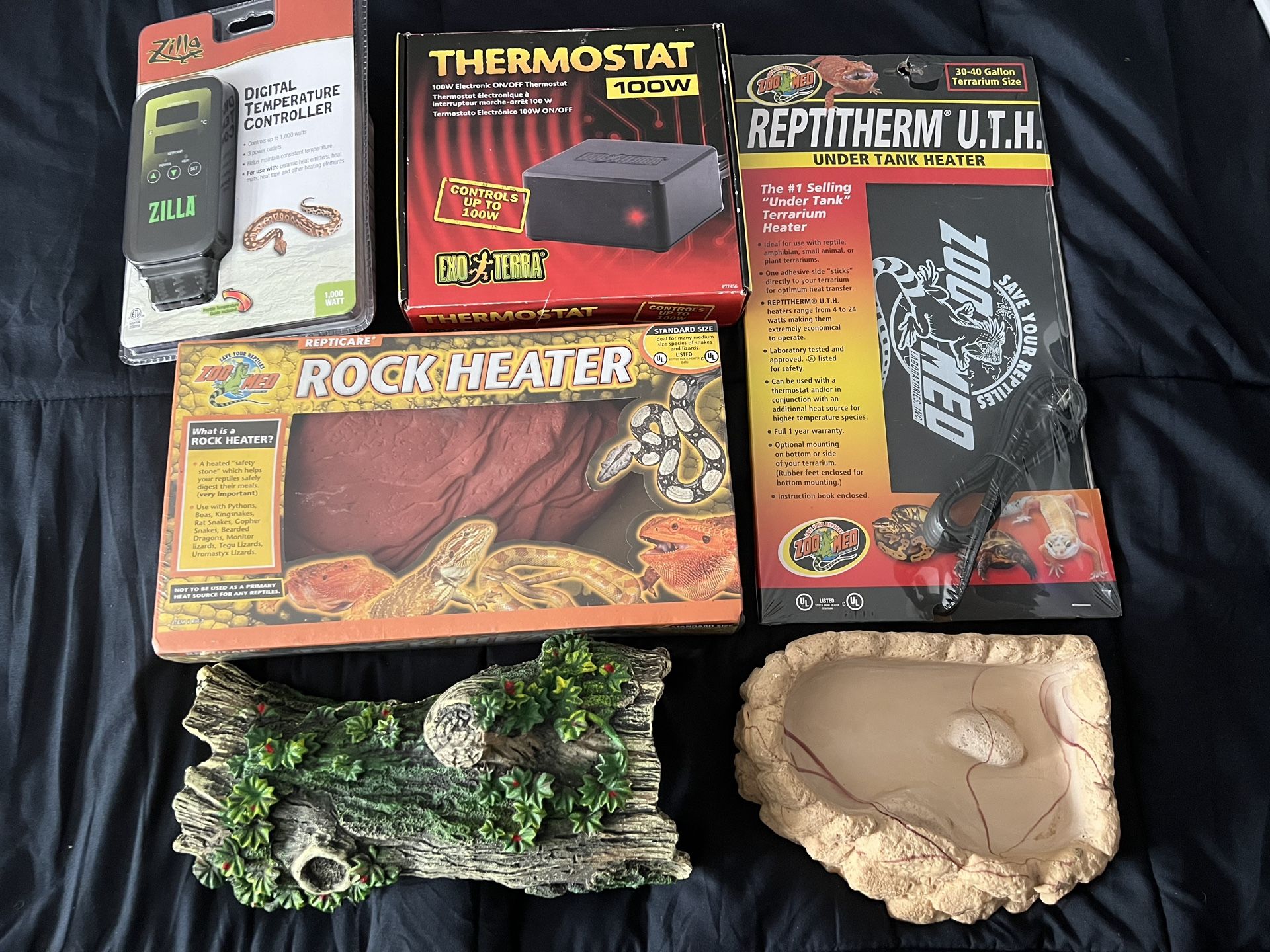 Lot Of Reptile Equipment New