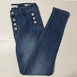 Women’s Sofia Vergara Denim Dark Wash Blue Skinny Jeans 