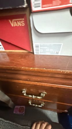 Bed frame and side table