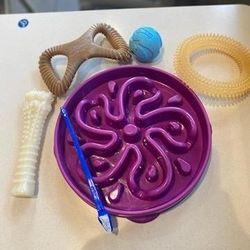 Variety Dog Toys and New Feeder 