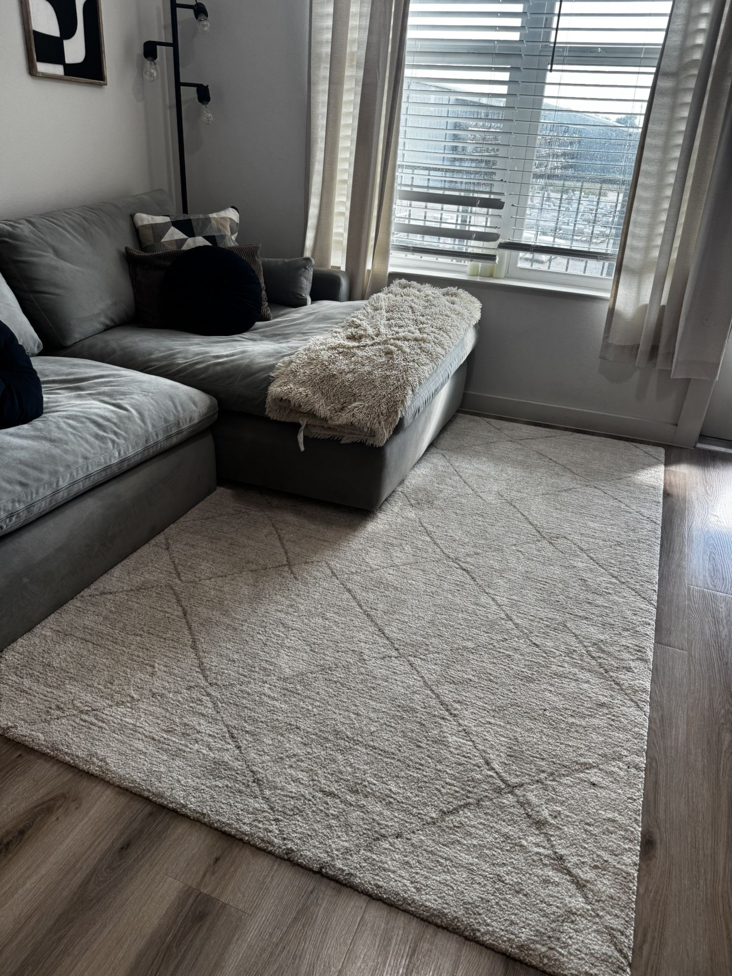 IKEA TVERSTED Rug – Like New, 5’7” × 7’10”