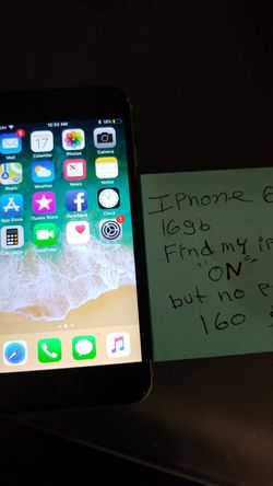 Iphone 6 like new att 16gb