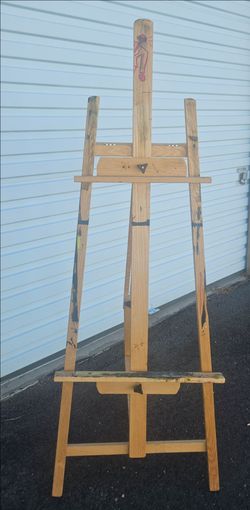 Large  WOODEN Artist Easel