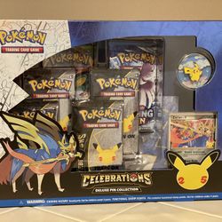 Pokémon Trading Cards Celebrations Deluxe Pin Collection  