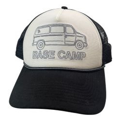 The North Face Unisex Trucker Hat Base Camp Black White