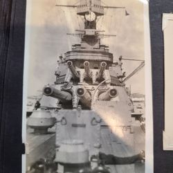 ANTIQUE photos Of The USS TENNESSEE and Other Naval Ships