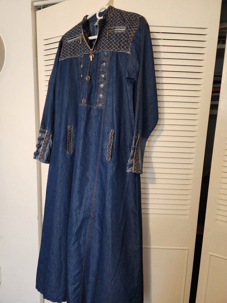 Brand New Denim Abaya