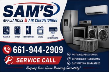Appliances and air conditioners service call