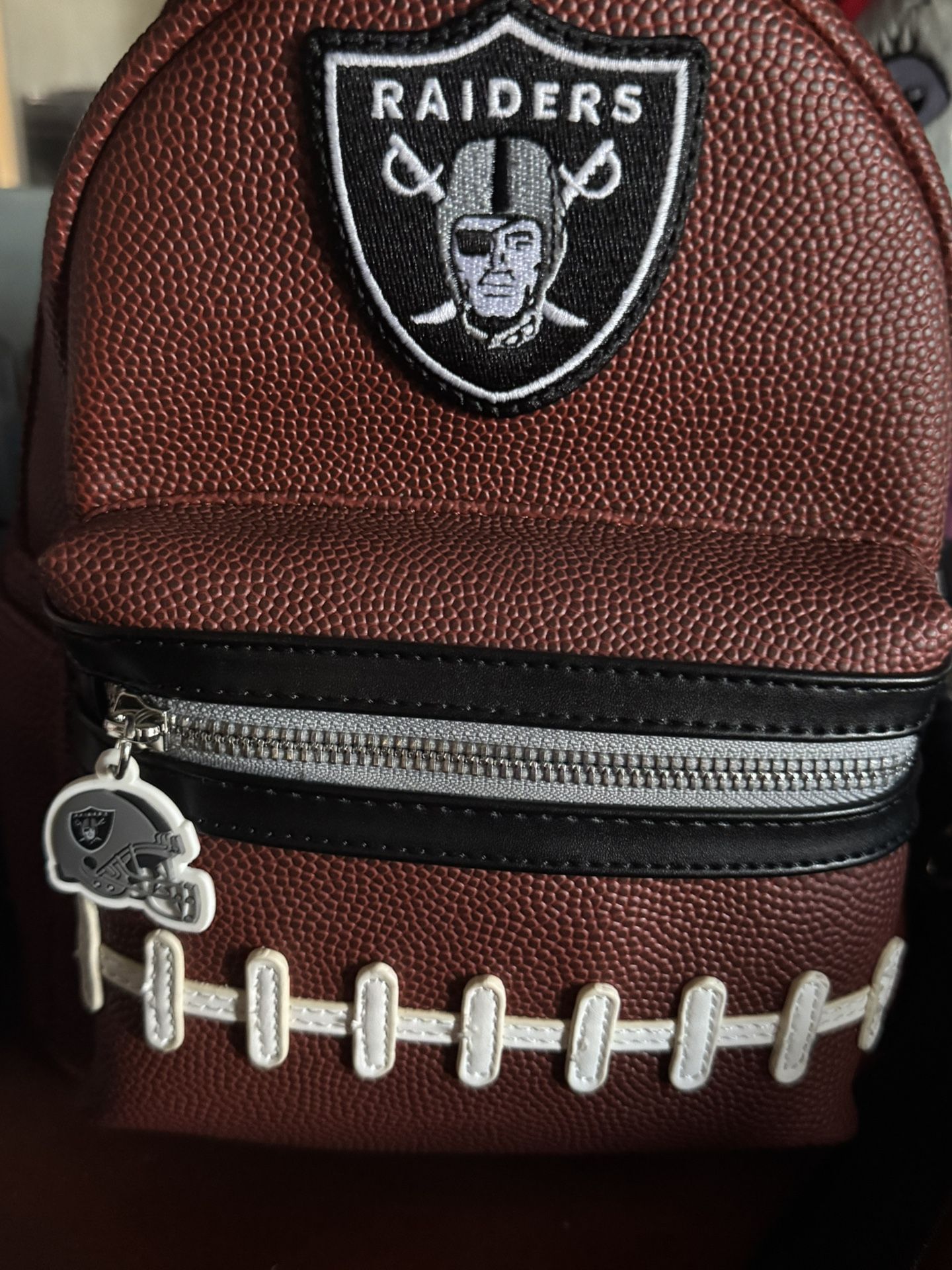 Raiders backpack purse