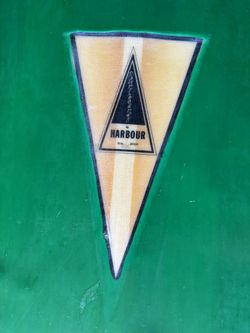 Vintage Harbour surfboard , 10-0 X 22 1/2”