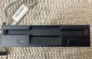 Vintage Teac FD-235HF 3.5" Floppy Disk Drive  with Cable Ribbon and screws.
