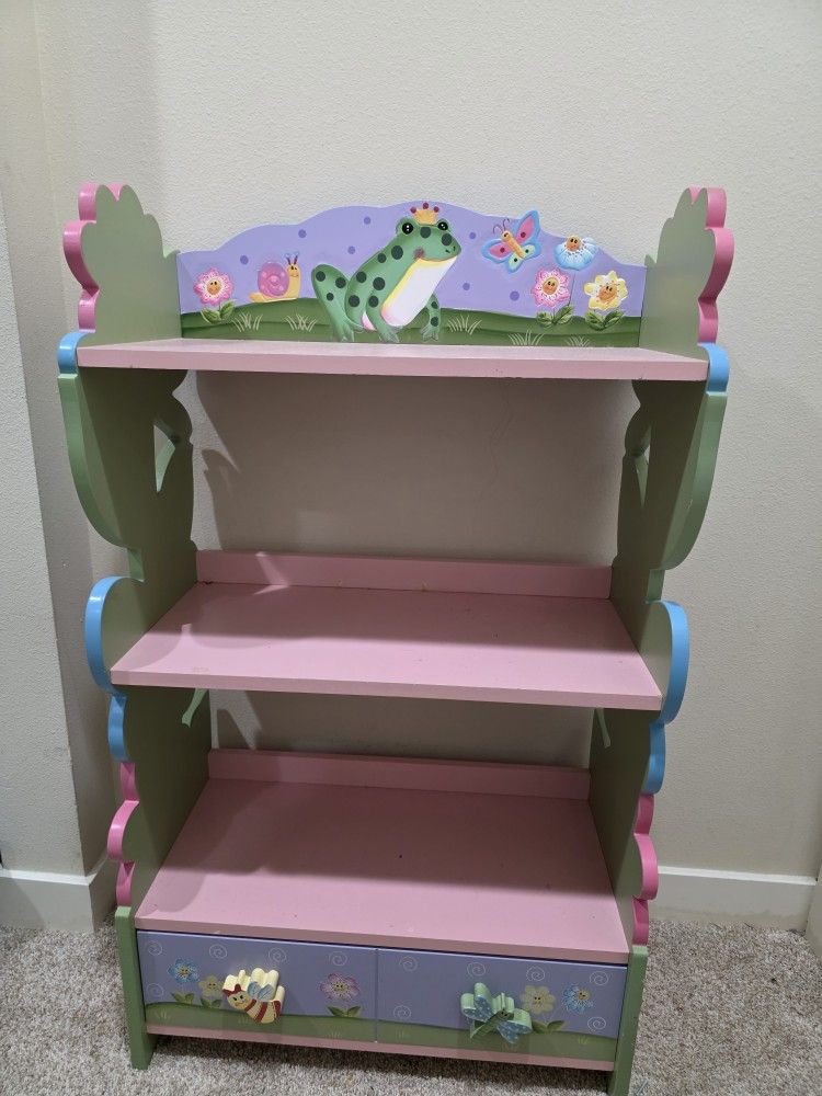  Pink Kids Bookcase **FLASH GIFT**
