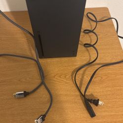 Xbox Series X With Controller And Rechargeable Batteries And Headset 