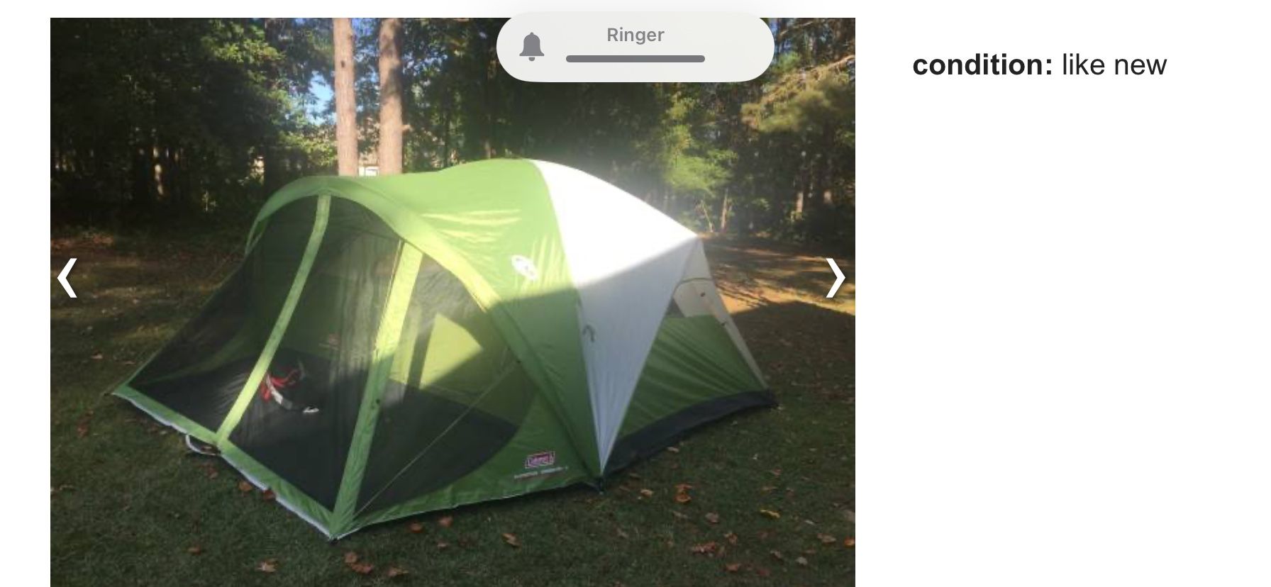 Coleman 8 Person Tent 