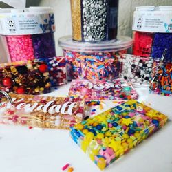 Personalized Sprinkle Keychains