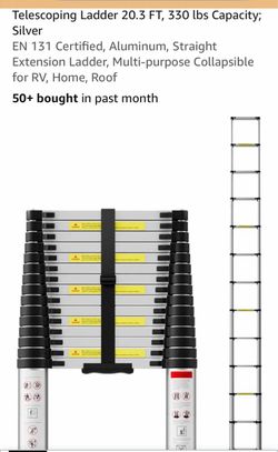 Telescopic ladder 20 1/2 foot tall
