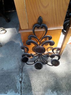 Metal 3 candle holder
