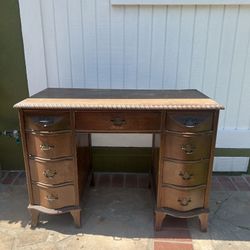 Antique Wood Desk 