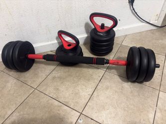 FitRx SmartBell Gym - Kit de Pesas Ajustables 4 en 1 (60 lbs)"