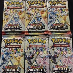 Prismatic Evolutions Booster Pack - SV: Prismatic Evolutions (PRE) 6 Packs Available 