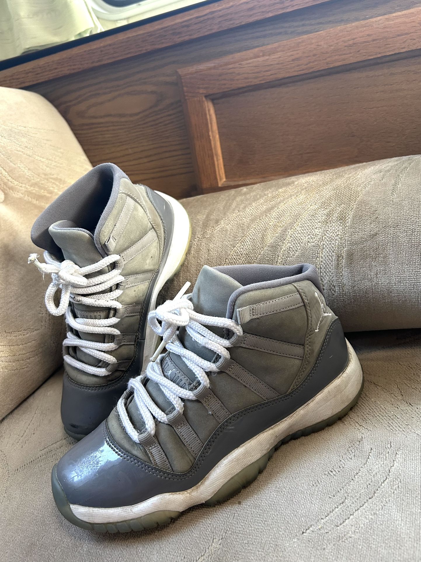 Jordan 11 Gray Shoes