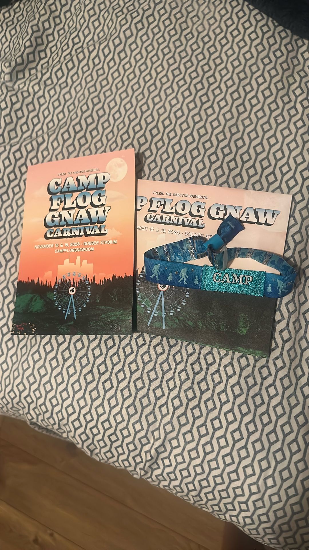 Camp Flog Gnaw GA Wrist Band