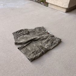 Vintage Hollister Camo Cargo Y2K Woodland Streetwear Distressed Men's Size 31