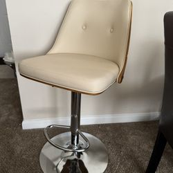 Height Adjustable And Swivel Bar Stool