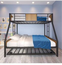 Bunk bed full size on bottom twin on top