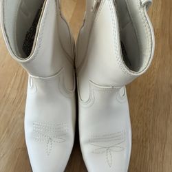 White Boots Size 7