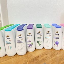 Dove body wash $5 each 