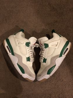Air Jordan Retro 4 Nike SBs Pine Green