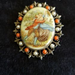 Vintage Brooch/Necklace Charm