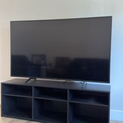 Modern 60” Black TV Stand – Sleek & Spacious (TV Not Included)