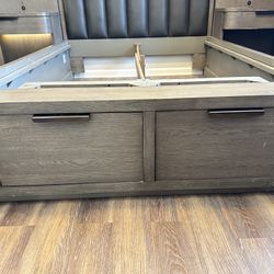 Bed Frame With Side Tables