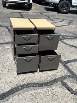 2 Nice Metal File/ Tool Cabinets-$45 BOTH
