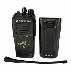 Motorola CP200d 2-Way 16-CH Radio with Battery & Antenna AAH01QDC9JA2AN - AS-IS