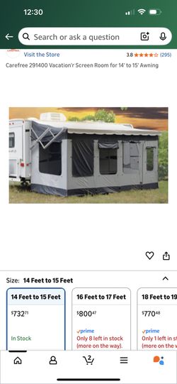 Carefree Colorado RV Camping Awning