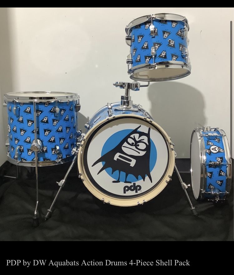 PDP by DW Aquabats Action Drums 4-Piece Shell Pack (Brand New In Box)