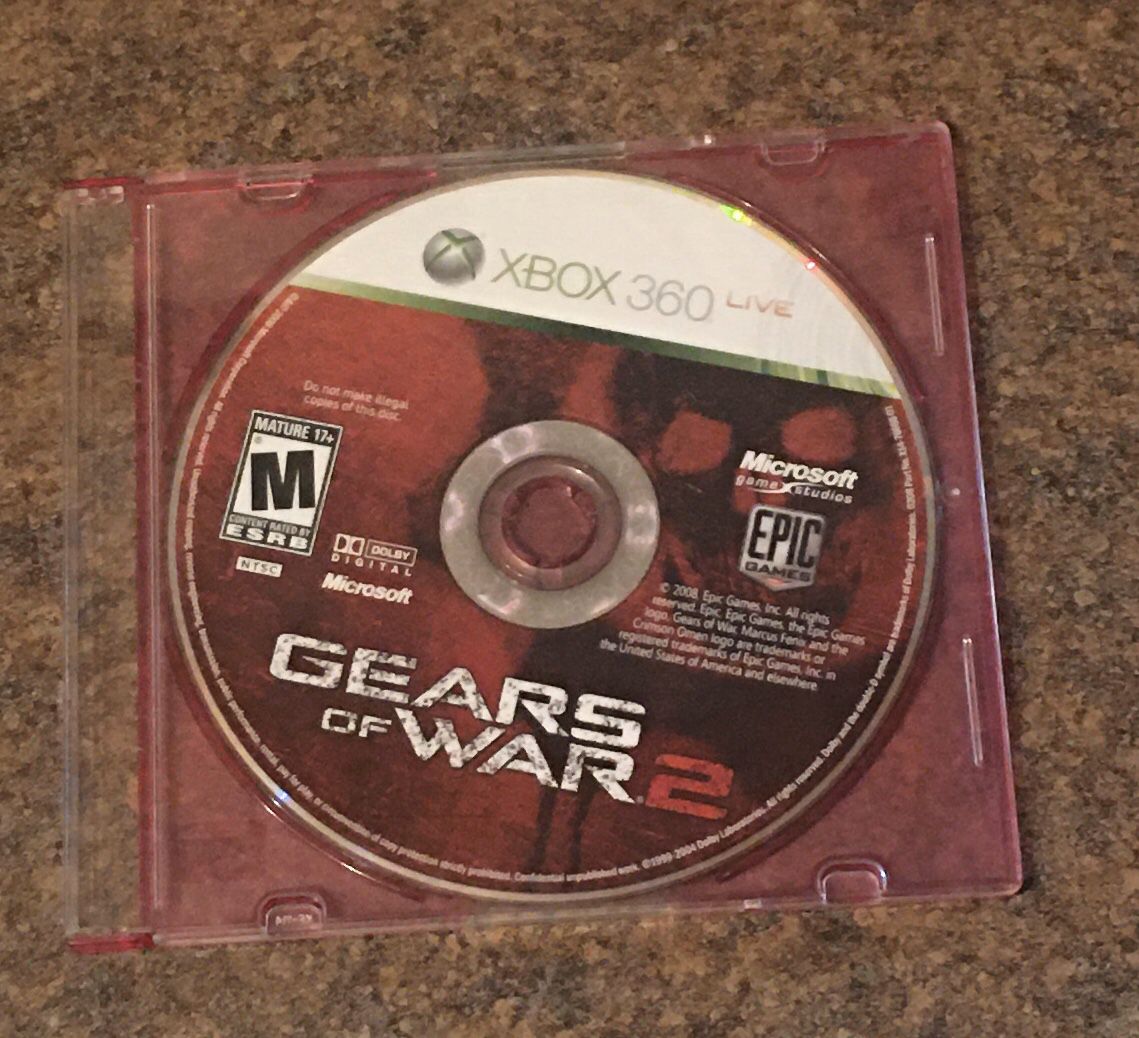 Microsoft XBOX 360 Gears of War 2 Video Game