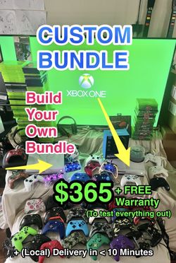 🎮 Xbox One S – Custom Build-Your-Own Bundle  ⭐