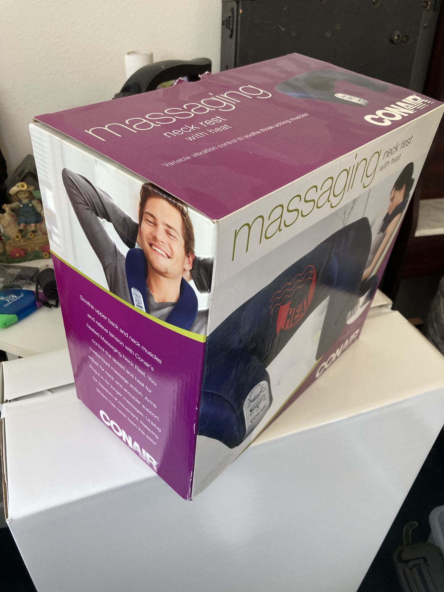 Conair 4 Speed C/DC Operated Neck Massager - www.ice4pros.com.br